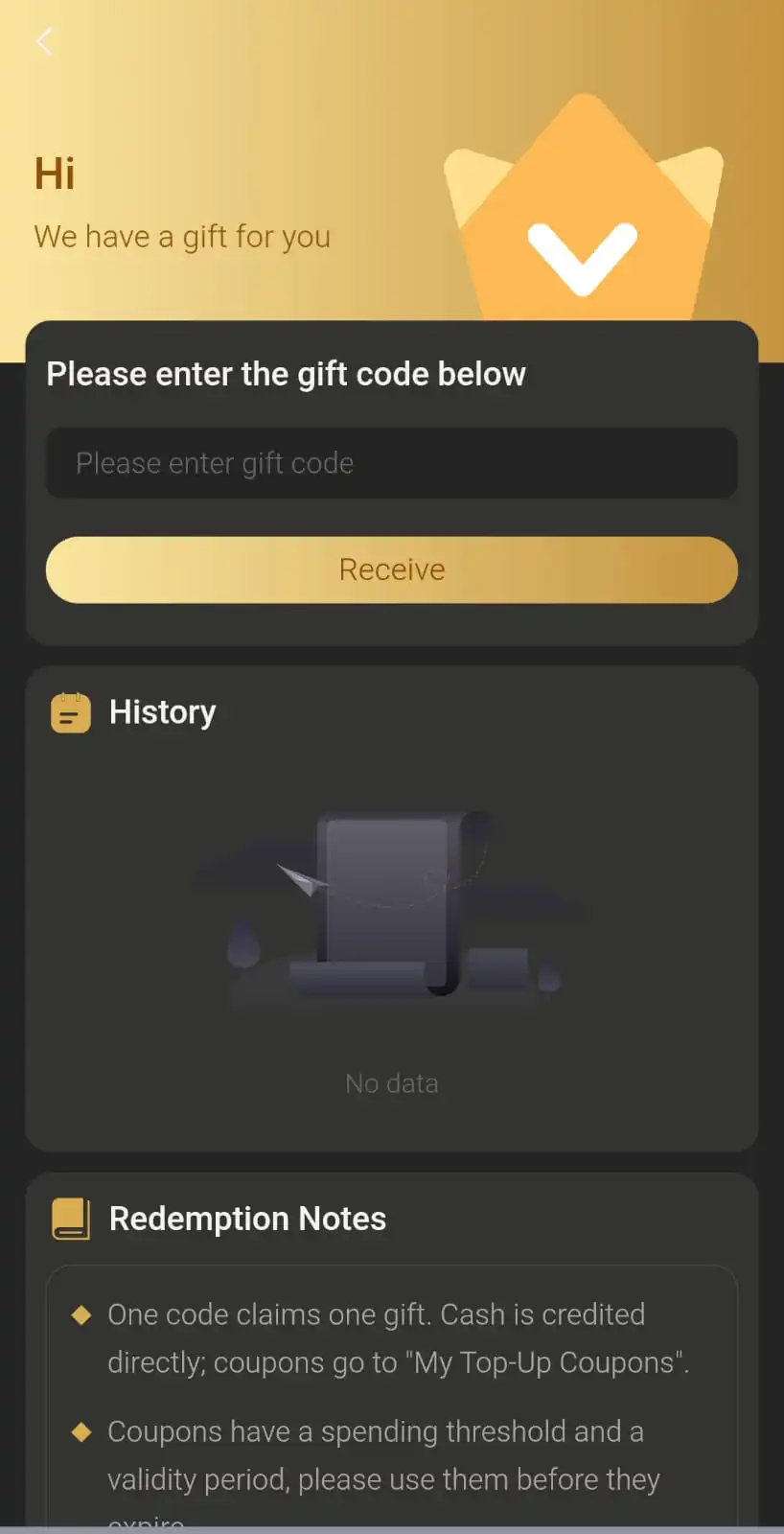 BDG Game Gift Code